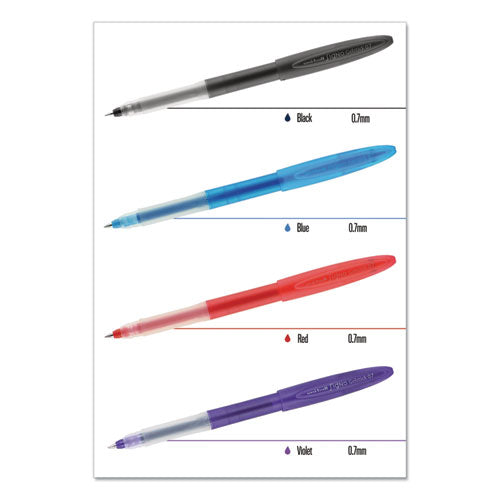 uni-ball® Signo Gel Pen, Stick, Medium 0.7mm, Blue Ink, Blue Barrel, Dozen freeshipping - TVN Wholesale