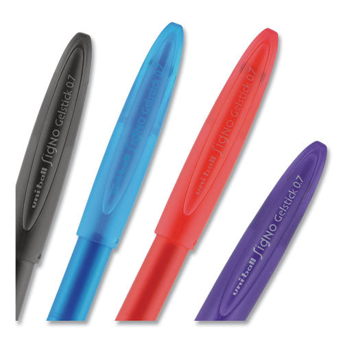 uni-ball® Signo Gel Pen, Stick, Medium 0.7mm, Blue Ink, Blue Barrel, Dozen freeshipping - TVN Wholesale