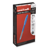 uni-ball® Signo Gel Pen, Stick, Medium 0.7mm, Blue Ink, Blue Barrel, Dozen freeshipping - TVN Wholesale