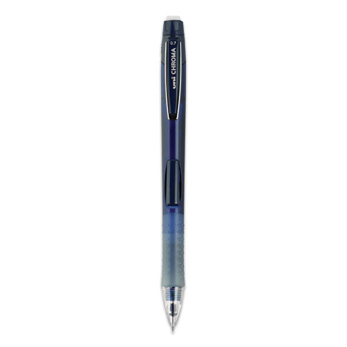 uni-ball® Chroma Mechanical Pencil, 0.7 Mm, Hb (#2), Black Lead, Cobalt Barrel, Dozen freeshipping - TVN Wholesale