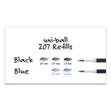 uni-ball® Refill For Signo Gel 207 Pens, Medium 0.7 Mm Conical Tip, Black Ink, 2-pack freeshipping - TVN Wholesale