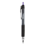 uni-ball® Signo 207 Gel Pen, Retractable, Medium 0.7 Mm, Purple Ink, Smoke-black-purple Barrel, Dozen freeshipping - TVN Wholesale
