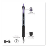uni-ball® Signo 207 Gel Pen, Retractable, Medium 0.7 Mm, Purple Ink, Smoke-black-purple Barrel, Dozen freeshipping - TVN Wholesale