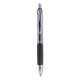 uni-ball® Signo 207 Gel Pen, Retractable, Medium 0.7 Mm, Purple Ink, Smoke-black-purple Barrel, Dozen freeshipping - TVN Wholesale