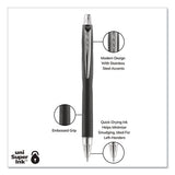 uni-ball® Jetstream Retractable Ballpoint Pen, Bold 1 Mm, Black Ink, Black Barrel freeshipping - TVN Wholesale
