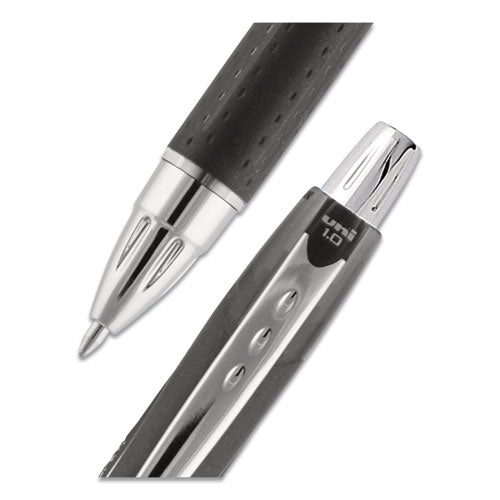 uni-ball® Jetstream Retractable Ballpoint Pen, Bold 1 Mm, Black Ink, Black Barrel freeshipping - TVN Wholesale