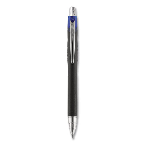 uni-ball® Jetstream Retractable Ballpoint Pen, Bold 1 Mm, Blue Ink, Black Barrel freeshipping - TVN Wholesale