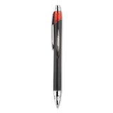 uni-ball® Jetstream Retractable Ballpoint Pen, Bold 1 Mm, Red Ink, Black Barrel freeshipping - TVN Wholesale