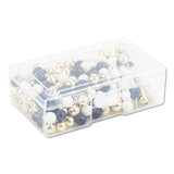 U Brands Fashion Sphere Push Pins, Plastic, Assorted, 7-16", 200-pack freeshipping - TVN Wholesale