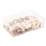 U Brands Fashion Push Pins, Wood, Assorted, 3-8", 100-pack freeshipping - TVN Wholesale