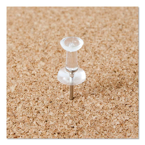 U Brands Standard Push Pins, Plastic, Clear, 7-16", 200-pack freeshipping - TVN Wholesale