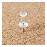 U Brands Standard Push Pins, Plastic, Clear, 7-16", 200-pack freeshipping - TVN Wholesale