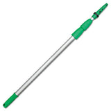 Unger® Opti-loc Aluminum Extension Pole, 14 Ft, Three Sections, Green-silver freeshipping - TVN Wholesale