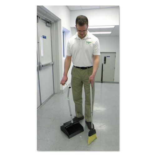 Unger® Telescopic Ergo Dust Pan With Broom, 12w X 45h, Metal, Gray-silver freeshipping - TVN Wholesale