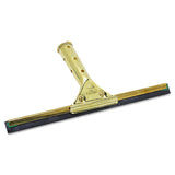 Unger® Golden Clip Brass Squeegees, 12" Wide Blade, 4.5" Handle freeshipping - TVN Wholesale