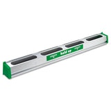 Unger® Hold Up Aluminum Tool Rack, 36w X 3.5d X 3.5h, Aluminum-green freeshipping - TVN Wholesale