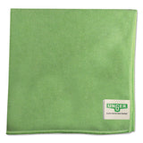 Unger® Smartcolor Microwipes, Microfiber, 16 X 15, Green, 10-carton freeshipping - TVN Wholesale