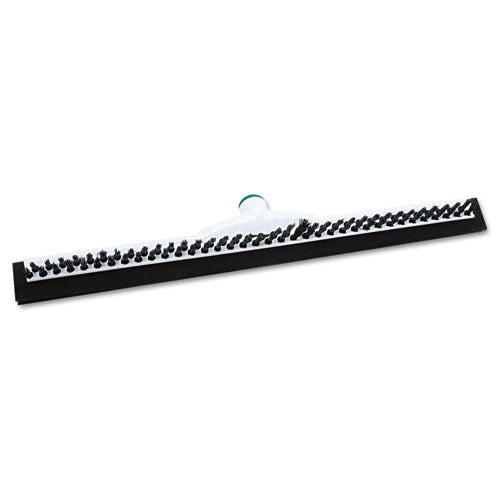 Unger® Sanitary Brush With Squeegee, Black Polypropylene Bristles, 22" Brush freeshipping - TVN Wholesale
