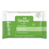 Simple® Eye And Skin Care, Facial Wipes, 25-pack, 6 Packs-carton freeshipping - TVN Wholesale