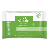 Simple® Eye And Skin Care, Facial Wipes, 25-pack freeshipping - TVN Wholesale