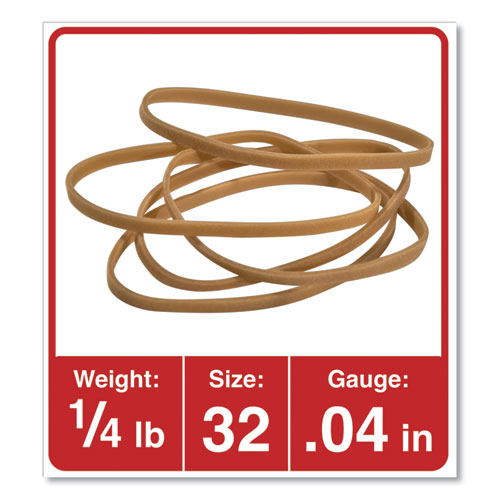Universal® Rubber Bands, Size 32, 0.04" Gauge, Beige, 4 Oz Box, 205-pack freeshipping - TVN Wholesale