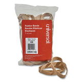 Universal® Rubber Bands, Size 105, 0.06" Gauge, Beige, 1 Lb Box, 55-pack freeshipping - TVN Wholesale