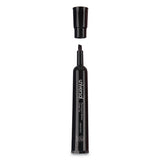 Universal™ Chisel Tip Permanent Marker, Broad Chisel Tip, Black, Dozen freeshipping - TVN Wholesale