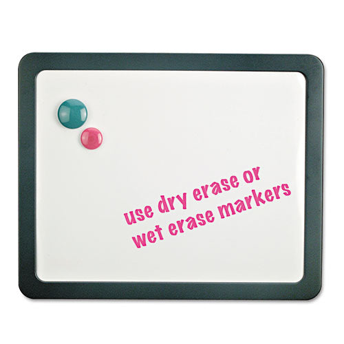 Universal® Recycled Cubicle Dry Erase Board, 15 7-8 X 12 7-8, Charcoal, With Three Magnets freeshipping - TVN Wholesale