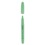 Universal™ Pocket Highlighters, Fluorescent Green Ink, Chisel Tip, Green Barrel, Dozen freeshipping - TVN Wholesale