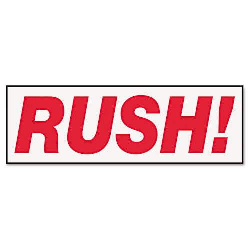 Universal® Message Stamp, Rush, Pre-inked One-color, Red freeshipping - TVN Wholesale