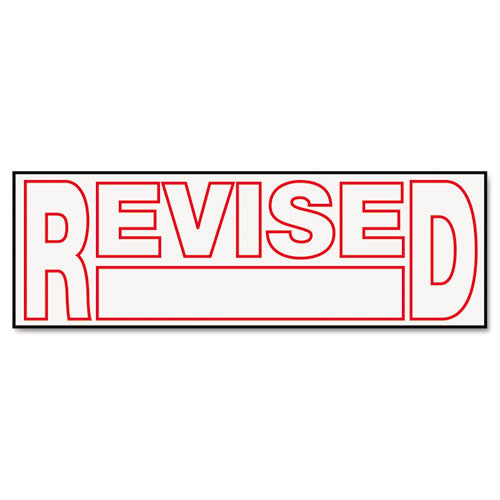 Universal® Message Stamp, Rush, Pre-inked One-color, Red freeshipping - TVN Wholesale