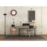 Universal® Round Wood Wall Clock, 12.75" Overall Diameter, Cherry Case, 1 Aa (sold Separately) freeshipping - TVN Wholesale