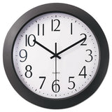 Universal® Whisper Quiet Clock, 12" Overall Diameter, Black Case, 1 Aa (sold Separately) freeshipping - TVN Wholesale