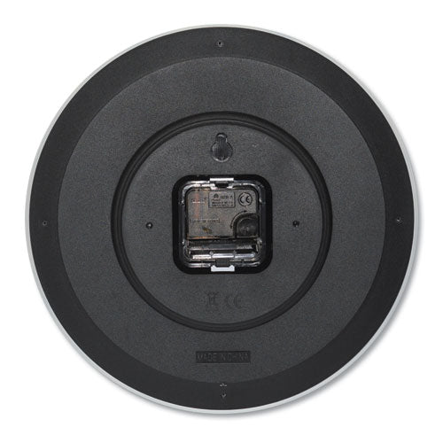 Universal® Whisper Quiet Clock, 12" Overall Diameter, White Case, 1 Aa (sold Separately) freeshipping - TVN Wholesale