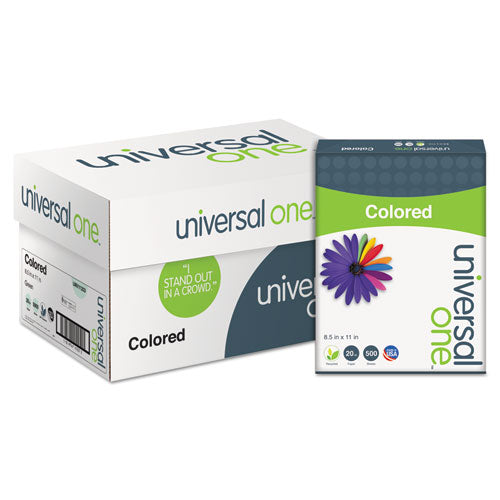 Universal® Deluxe Colored Paper, 20lb, 8.5 X 11, Green, 500-ream freeshipping - TVN Wholesale