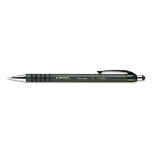 Universal™ Ballpoint Pen, Retractable, Medium 1 Mm, Blue Ink, Blue Barrel, Dozen freeshipping - TVN Wholesale