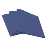 Universal® Two-pocket Plastic Folders, 100-sheet Capacity, 11 X 8.5, Royal Blue, 10-pack freeshipping - TVN Wholesale