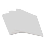 Universal® Two-pocket Plastic Folders, 100-sheet Capacity, 11 X 8.5, White, 10-pack freeshipping - TVN Wholesale