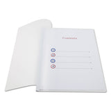 Universal® Clear View Report Cover With Slide-on Binder Bar, Clear-clear, 25-pack freeshipping - TVN Wholesale
