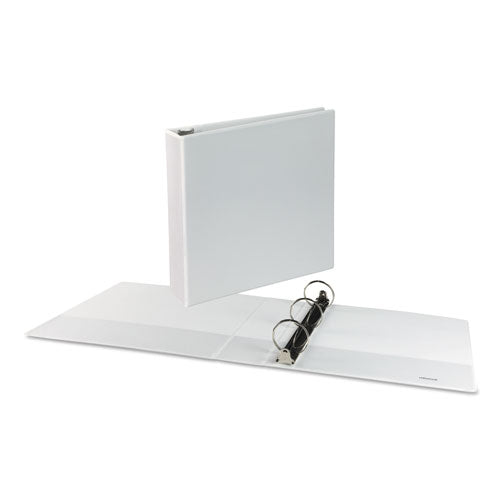 Universal® Deluxe Round Ring View Binder, 3 Rings, 0.5" Capacity, 11 X 8.5, Light Blue freeshipping - TVN Wholesale