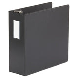 Deluxe Non-view D-ring Binder With Label Holder, 3 Rings, 4