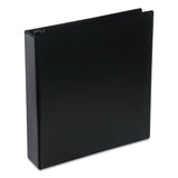Universal® Deluxe Round Ring View Binder, 3 Rings, 2" Capacity, 11 X 8.5, Black freeshipping - TVN Wholesale