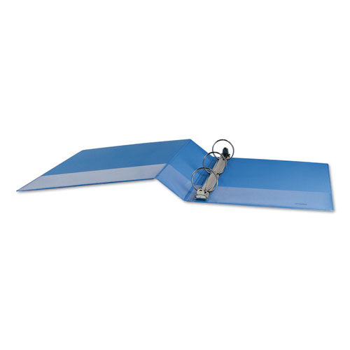 Universal® Deluxe Round Ring View Binder, 3 Rings, 2" Capacity, 11 X 8.5, Light Blue freeshipping - TVN Wholesale