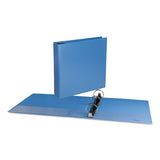 Universal® Deluxe Round Ring View Binder, 3 Rings, 2" Capacity, 11 X 8.5, Light Blue freeshipping - TVN Wholesale