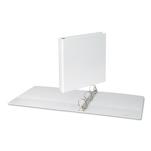 Universal® Slant-ring View Binder, 3 Rings, 1.5" Capacity, 11 X 8.5, White freeshipping - TVN Wholesale