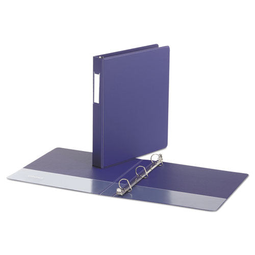 Universal® Deluxe Non-view D-ring Binder With Label Holder, 3 Rings, 1" Capacity, 11 X 8.5, Navy Blue freeshipping - TVN Wholesale