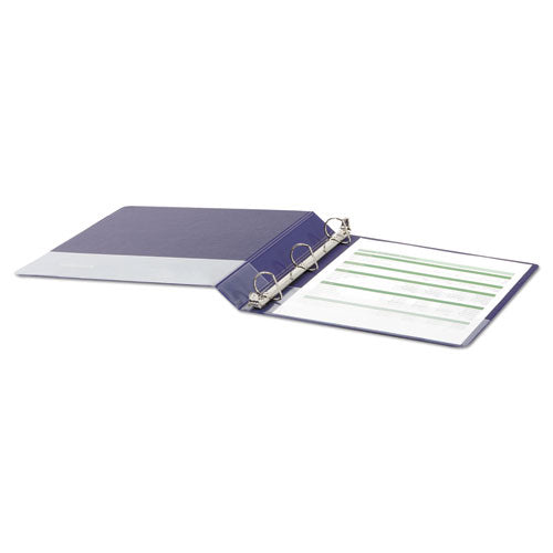 Universal® Deluxe Non-view D-ring Binder With Label Holder, 3 Rings, 1" Capacity, 11 X 8.5, Navy Blue freeshipping - TVN Wholesale