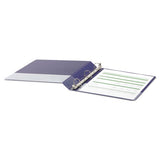 Universal® Deluxe Non-view D-ring Binder With Label Holder, 3 Rings, 1" Capacity, 11 X 8.5, Navy Blue freeshipping - TVN Wholesale