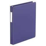Deluxe Non-view D-ring Binder With Label Holder, 3 Rings, 1