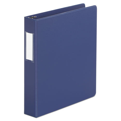 Universal® Deluxe Non-view D-ring Binder With Label Holder, 3 Rings, 1.5" Capacity, 11 X 8.5, Royal Blue freeshipping - TVN Wholesale